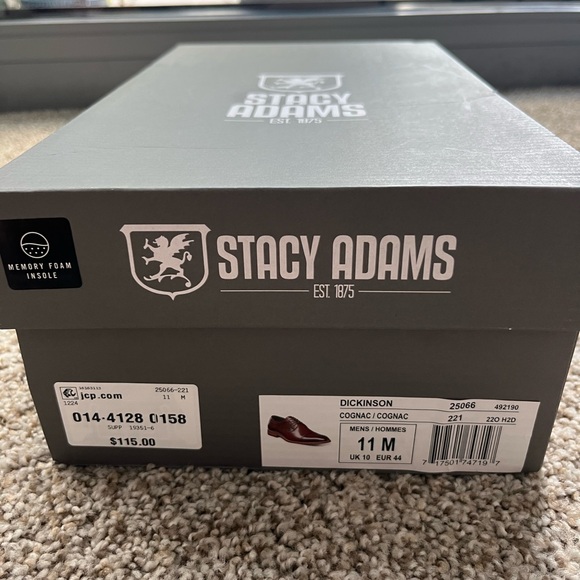 Stacy Adams Men's Dickinson Cap Toe Oxfords - Picture 3 of 6